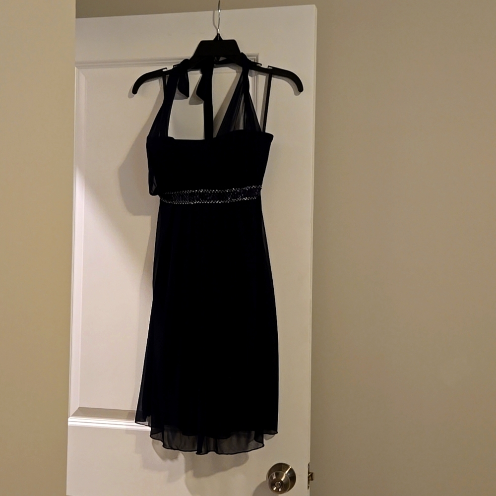 Navy blue dress, size 14, English Focus Studio